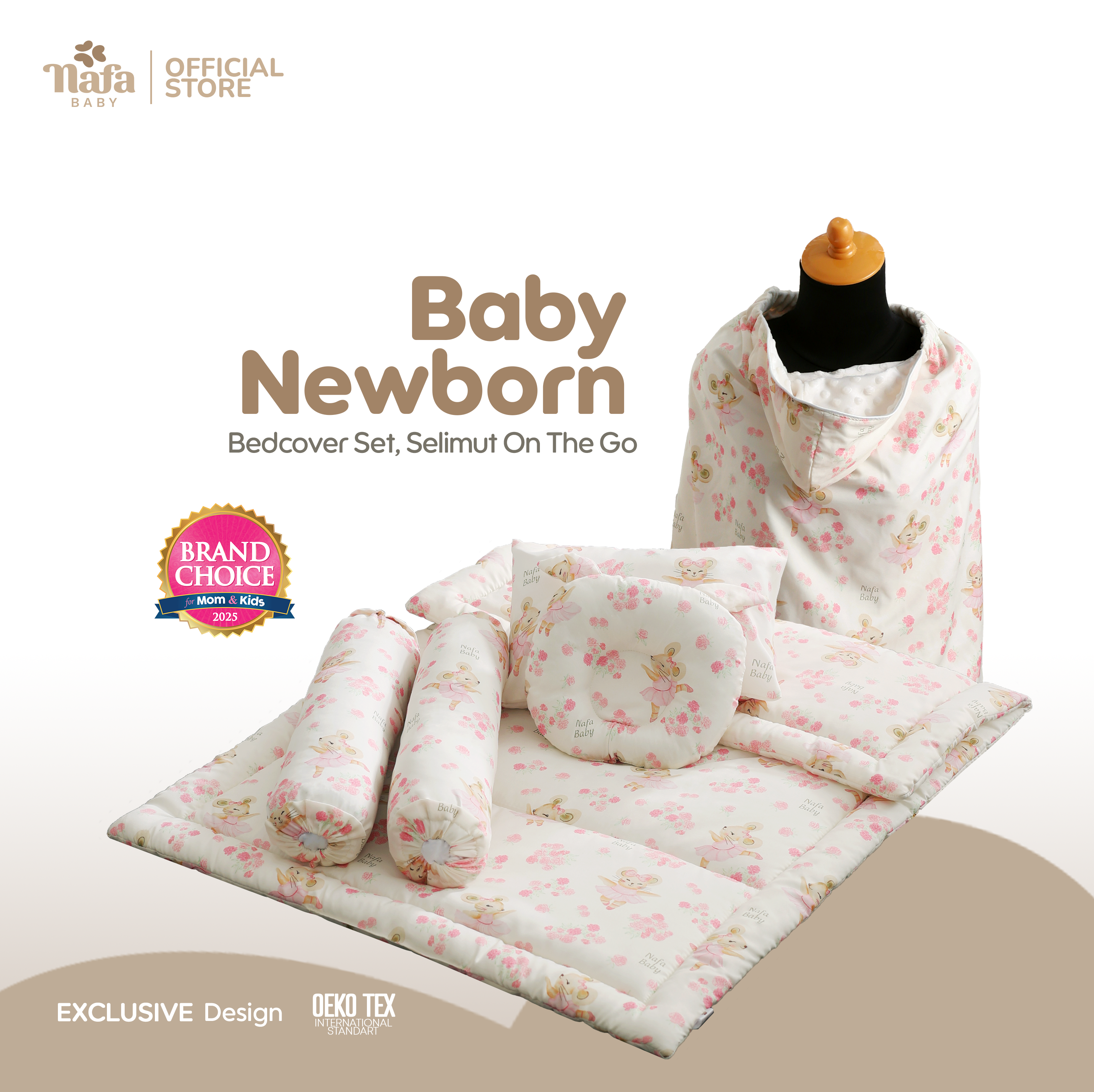 PAKET BUNDLING | Bedcover Set & On The Go Blanket Selimut Bayi Multifungsi 5 in 1