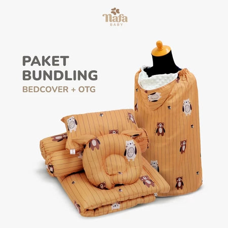 PAKET BUNDLING | Bedcover Set & On The Go Blanket Selimut Bayi Multifungsi 5 in 1