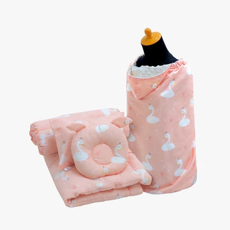 PAKET BUNDLING | Bedcover Set & On The Go Blanket Selimut Bayi Multifungsi 5 in 1