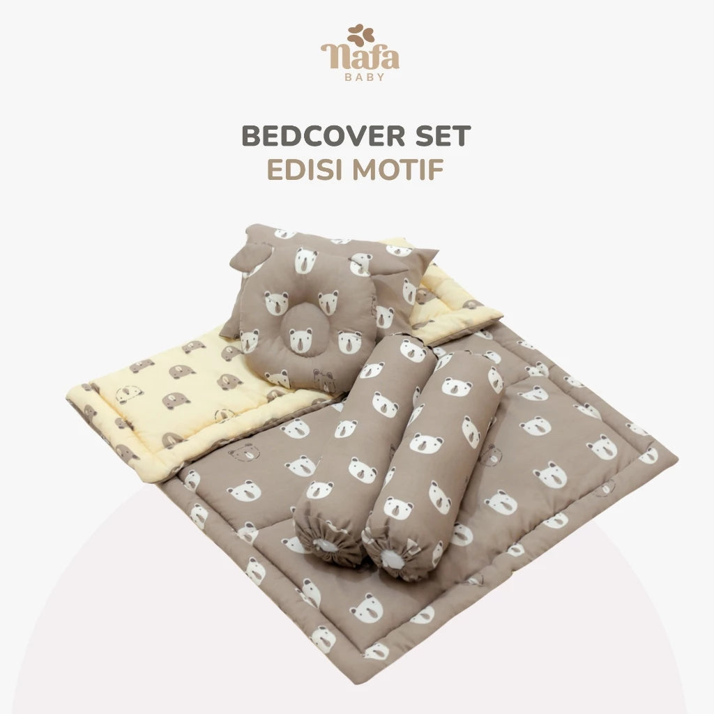 Bed Cover Bayi Set Bantal dan Guling