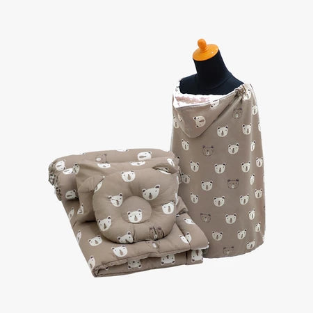 PAKET BUNDLING | Bedcover Set & On The Go Blanket Selimut Bayi Multifungsi 5 in 1