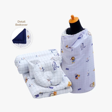 PAKET BUNDLING | Bedcover Set & On The Go Blanket Selimut Bayi Multifungsi 5 in 1