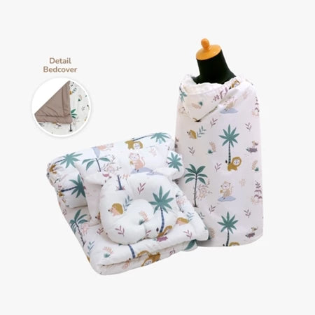 PAKET BUNDLING | Bedcover Set & On The Go Blanket Selimut Bayi Multifungsi 5 in 1