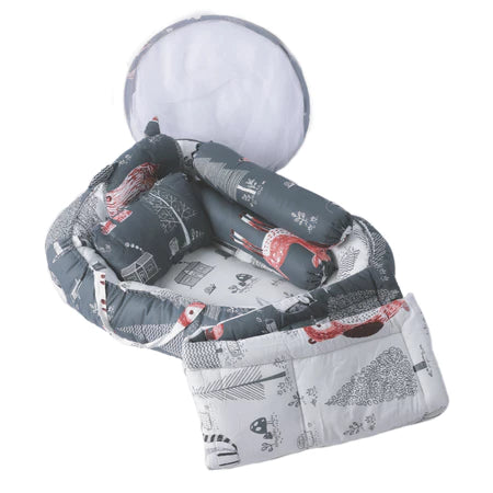 Baby Nest Set Kasur Kelambu Bayi Anti Nyamuk Empuk dan Tebal