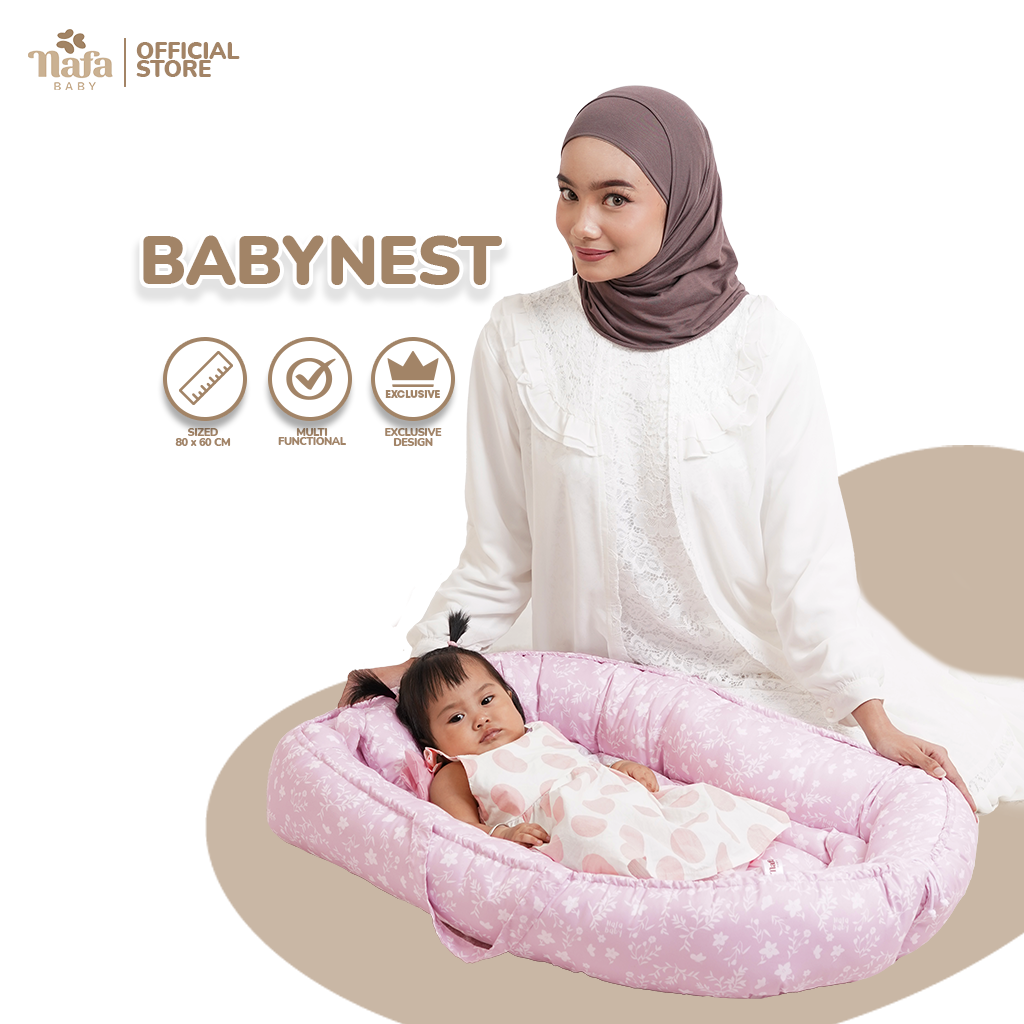 Baby Nest Set Kasur Kelambu Bayi Anti Nyamuk Empuk dan Tebal