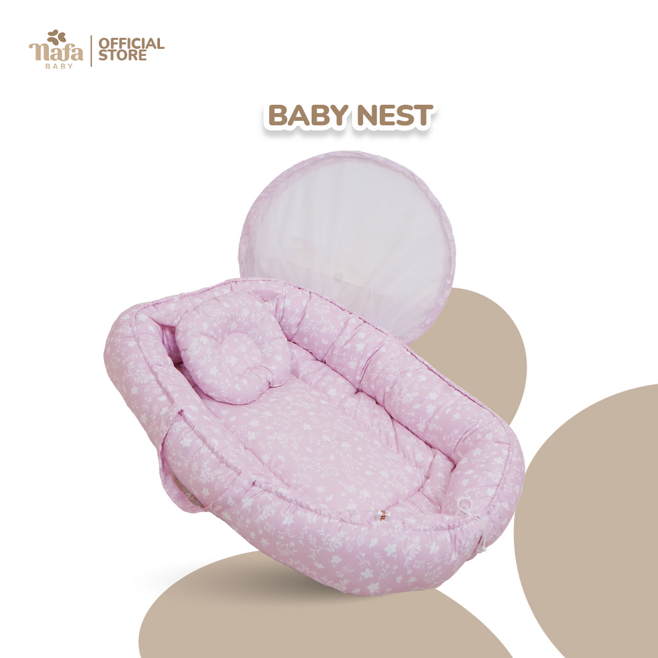 Baby Nest Set Kasur Kelambu Bayi Anti Nyamuk Empuk dan Tebal