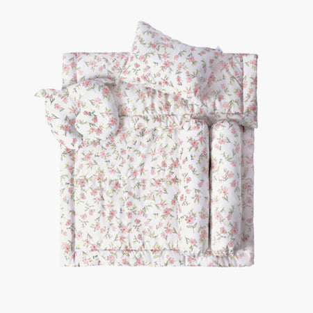 NAFA BABY - Bedcover Set Bayi Bantal dan Guling | Selimut Alas Tidur Bayi Katun Free Tas Penyimpanan