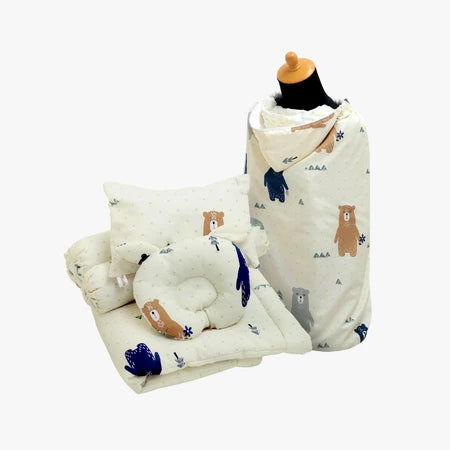 PAKET BUNDLING | Bedcover Set & On The Go Blanket Selimut Bayi Multifungsi 5 in 1
