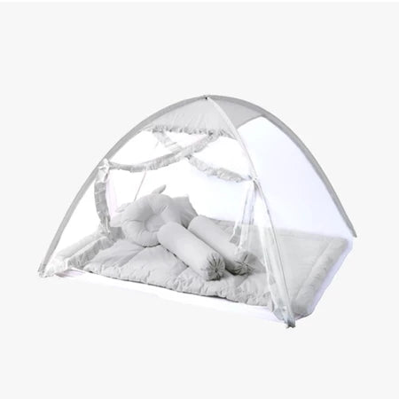 NAFA BABY - Bedcover Bayi Set + Kelambu Tenda Katun | Perlengkapan Tidur Bayi + Kelambu Anti Nyamuk Free Tas Penyimpanan