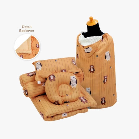 PAKET BUNDLING | Bedcover Set & On The Go Blanket Selimut Bayi Multifungsi 5 in 1