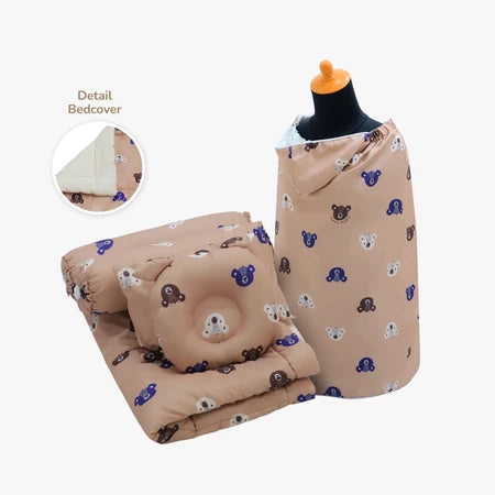 PAKET BUNDLING | Bedcover Set & On The Go Blanket Selimut Bayi Multifungsi 5 in 1