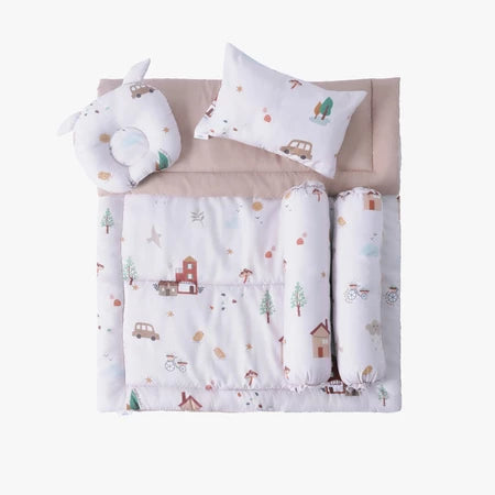 Bed Cover Bayi Set Bantal dan Guling