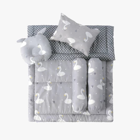 NAFA BABY - Bedcover Set Bayi Bantal dan Guling | Selimut Alas Tidur Bayi Katun Free Tas Penyimpanan