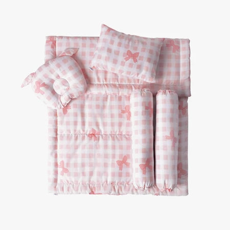 NAFA BABY - Bedcover Set Bayi Bantal dan Guling | Selimut Alas Tidur Bayi Katun Free Tas Penyimpanan