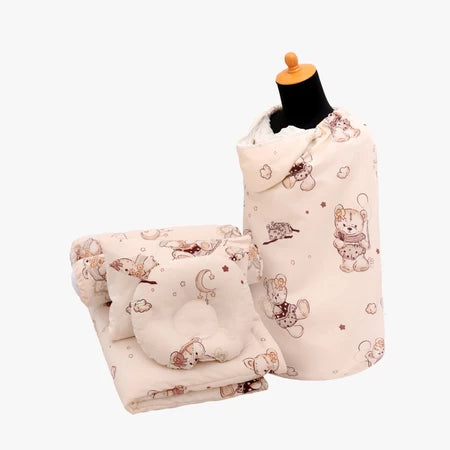 PAKET BUNDLING | Bedcover Set & On The Go Blanket Selimut Bayi Multifungsi 5 in 1